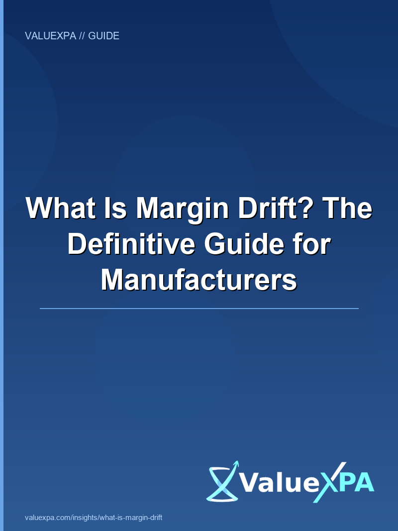 What Is Margin Drift? The Definitive Guide for Manufacturers