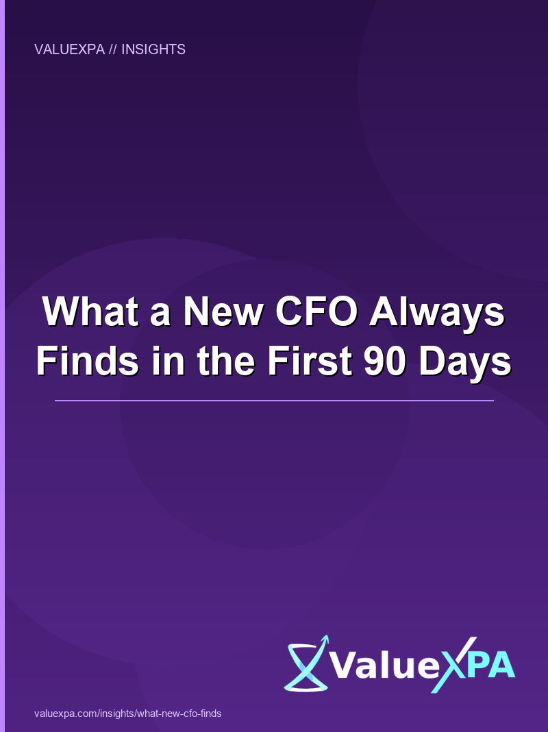 What a New CFO Always Finds in the First 90 Days